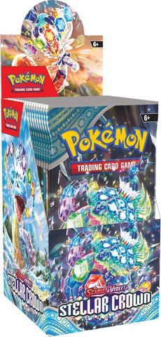 Pokémon TCG: Stellar Crown Halve Booster Box (18 packs)