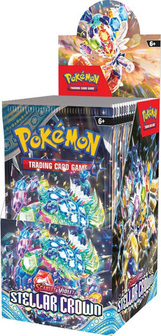 Pokémon TCG: Stellar Crown Halve Booster Box (18 packs)