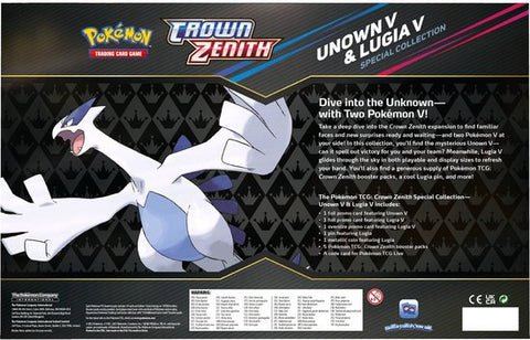 Pokémon TCG: Crown Zenith Special Collection - Unown V & Lugia V
