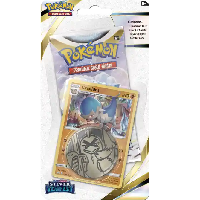 Pokémon TCG: Silver Tempest checklane blister -Cranidos