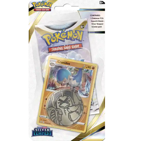 Pokémon TCG: Silver Tempest checklane blister -Cranidos