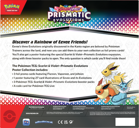 Pokémon TCG: Prismatic Evolutions - Poster Collection