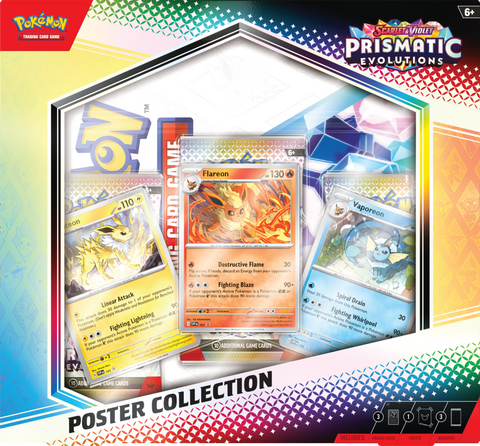 Pokémon TCG: Prismatic Evolutions - Poster Collection