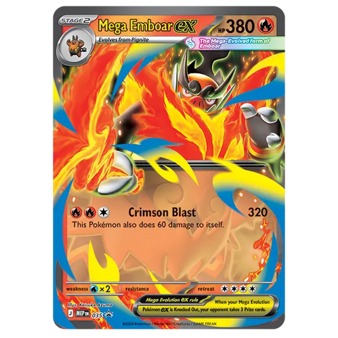 Pokémon TCG: Mega Emboar ex Collection Box
