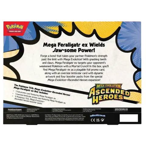 Pokémon TCG: Mega Feraligatr ex Collection Box
