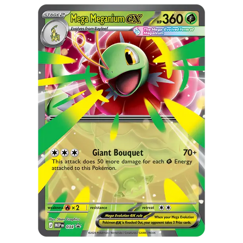 Pokémon TCG: Mega Meganium ex Collection Box