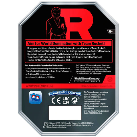 Pokémon TCG: Team Rocket’s Persian ex Tin