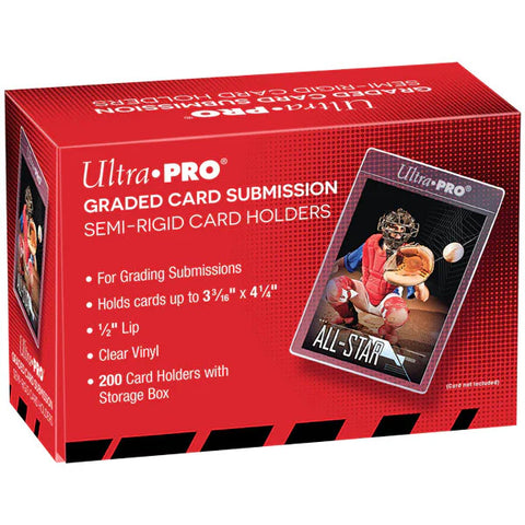 Ultra Pro: Semi-Rigid Tall Card Holders 200 stuks