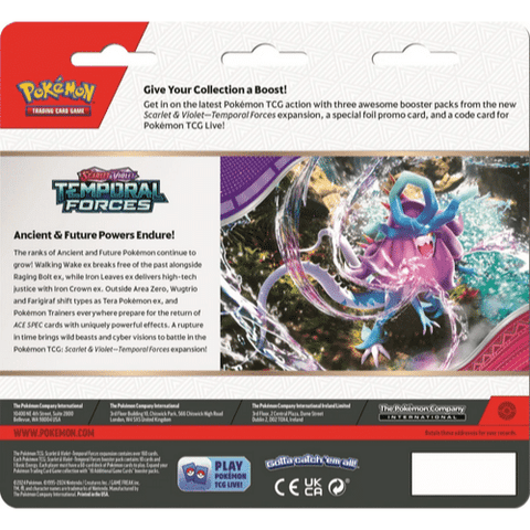 Pokémon TCG: Temporal Forces – 3-Pack Blister – Cleffa