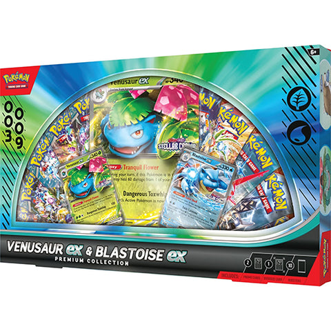 Pokémon TCG: Venusaurex & Blastoise ex Premium Collection