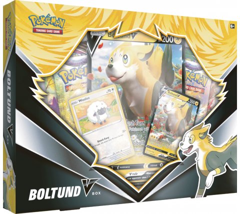 Pokémon TCG: Boltund V-Box (incl. Evolving Skies)