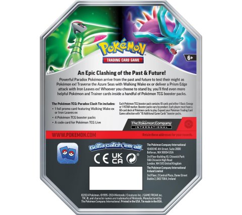 Pokémon TCG: Paradox Clash EX Tin: Iron Leaves ex