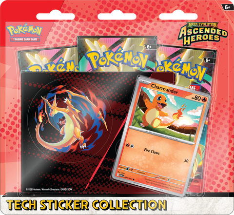 Pokémon TCG: Ascended Heroes Tech Sticker Collection – Charmander