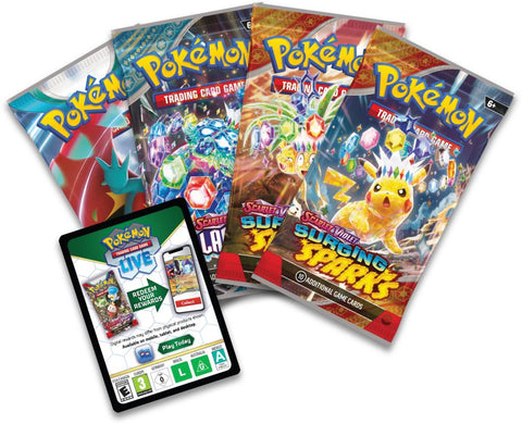 Pokémon TCG: Bloodmoon Ursaluna ex Box (2x Surging Sparks)