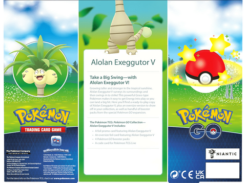 Pokémon TCG:Pokémon Go Collection Alolan Exeggutor V